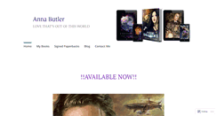 Desktop Screenshot of annabutlerfiction.com
