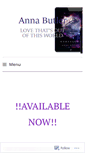 Mobile Screenshot of annabutlerfiction.com